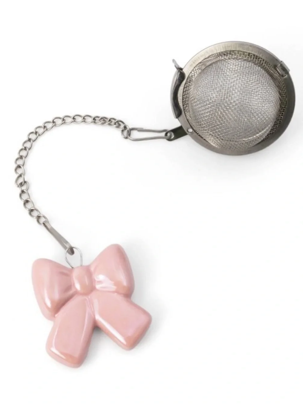 Pink BOW tea steeper for herbal teas NEW!
